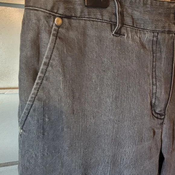 Larry Levine stretch size 8 black jeans - Picture 7 of 11